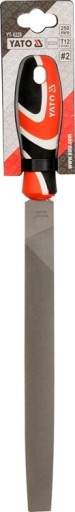 Kovový pilník, plochý, polohladký, 250 mm