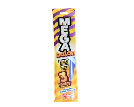 MEGA BALÓN 3 MEGA MEGA BALÓN FIALOVÉ PRUHY 6L+
