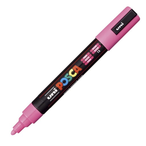 Popisovač Uni Posca PC-5M s plagátovou farbou - RUŽOVÁ