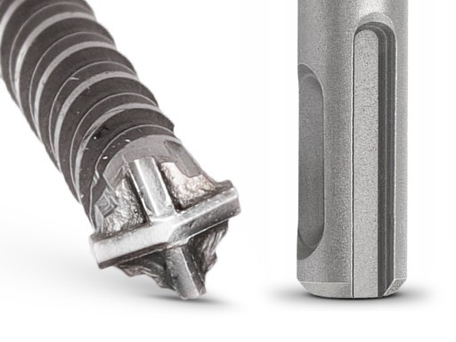 NÁSTENOVÝ VRTÁK 10 x 210 mm SDS-PLUS krížový vrták do BETÓNU pre Sds vrták
