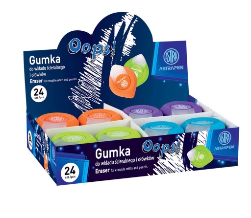 Guma pre zmazateľné perá a ceruzky ASTRA
