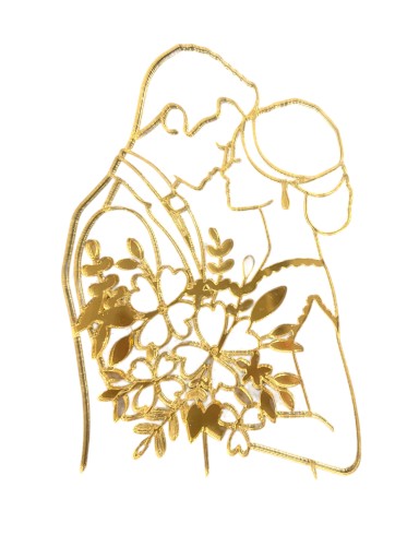 STRANA TORTY TOPPER LINE NEVESTA A SKUPINA SVADOBNÝ PÁR