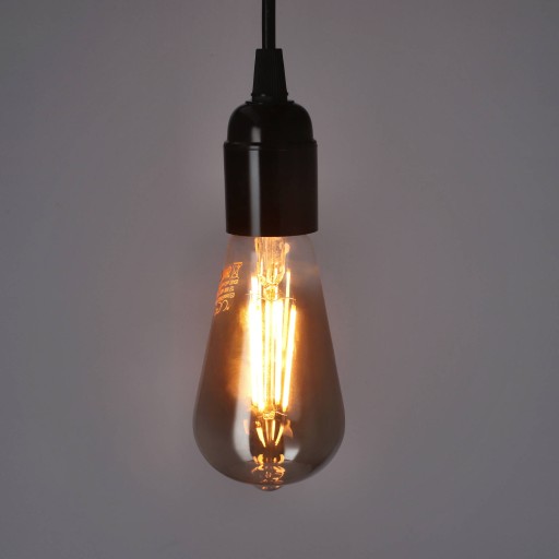 Dekoratívna LED žiarovka E27 ST64 SMOKE 7W 1800K teplá 300lm EDO