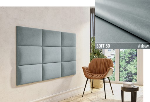 60 X 30 ČALÚNENÉ STENOVÉ PANELY MÄKKÉ ČELO