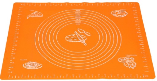 SILIKÓNOVÁ DOSKA VEĽKÁ SKLADAČNÁ, PROTIŠMYKOVÁ PODLOŽKA NA TORTU 50 X 39 CM