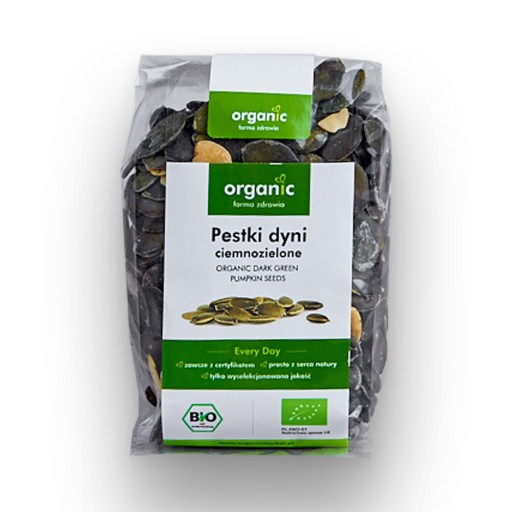 BIO Tekvicové semienka tmavozelené 150g - BIO