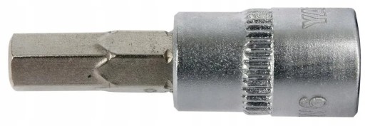 YATO - ŠESTIHRÁTOVÝ L-KĽÚČOVÝ BIT 1/4'' 6MM L37MM