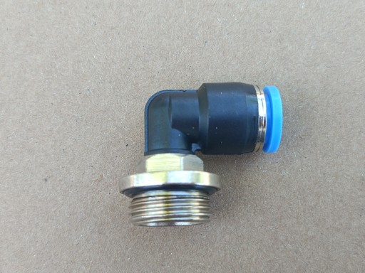 Uhlový pneumatický zásuvný konektor fi 8mm závit 3/8