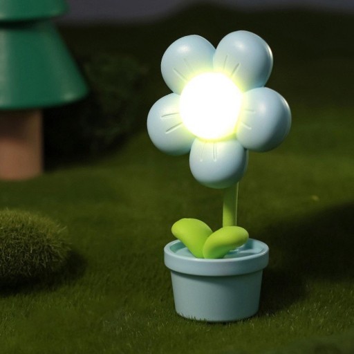 NOČNÁ STOLNÁ LAMPA PRE DETI LED DETSKÁ STOLNÁ LAMPA KVETOVÁ BULINA