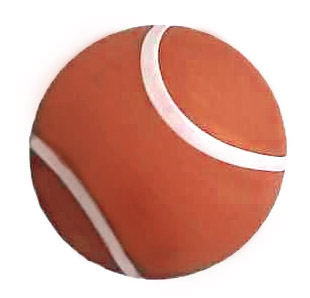 Gumená loptička dobre odráža športovú loptičku BOUNCY BALL 6,5 cm