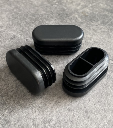 4 X OVÁLNY ČIAPOK PRE SKLENENÉ STOLIČKY 40X20mm
