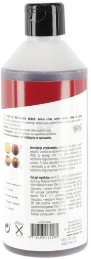 Tekutina na testovanie mlieka, 500 ml