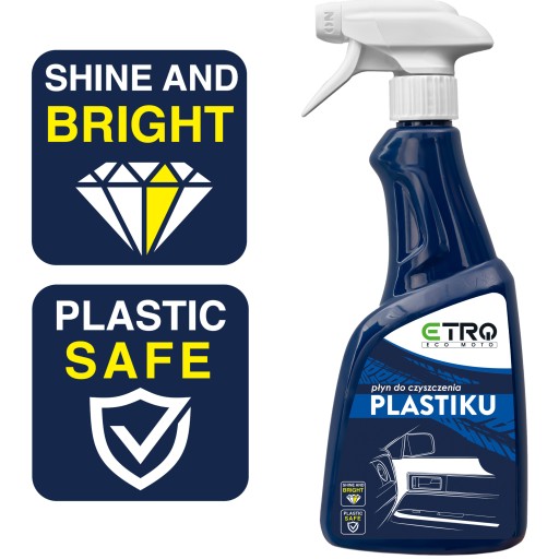 Čistiaci prostriedok na plasty 500 ml - ETRO