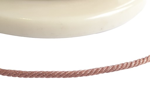 Splietaný medený drôt k 2,5 mm cievke