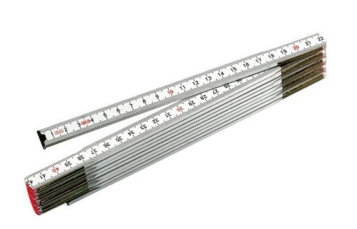 Meter, drevená skladacia miera 1 m S-10321 STALCO