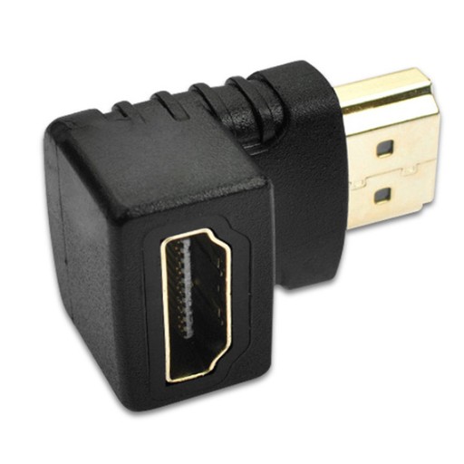 HDMI 2.0 ADAPTÉR UHLOVÝ ADAPTÉR 90 4K FULL HD