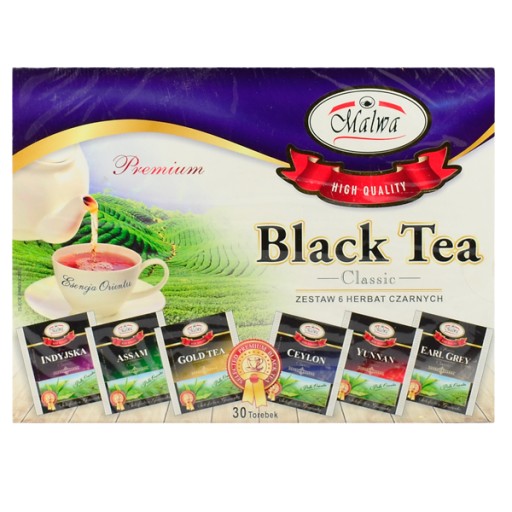 Malwa Black Tea Classic Set 6 čajov, 45 g
