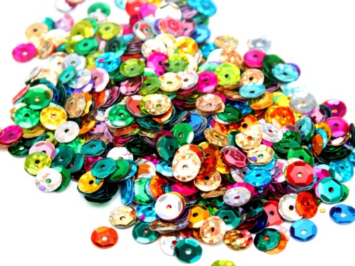 Flitre lomený CIRCLE ~ 10g ~ 900 kusov MIX lesklé