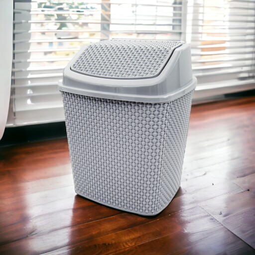 NÁDOBA NA ODPADOVÝ KOŠ S VEKOM, OTVÁRACÍ VÝKLOPNÝ, 6L