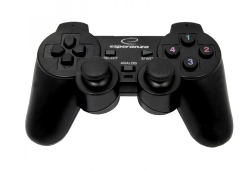 GAMEPAD KÁBLOVÁ GAMING PODLOŽKA PRE PC POČÍTAČ PS3 USB + VIBRÁCIE