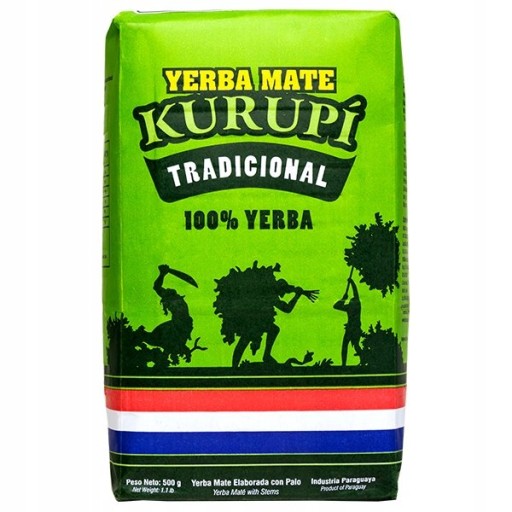 Yerba Mate Kurupi Tradicional Elaborada 500 g