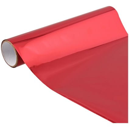 Červená pozlátená fólia, 3 metre