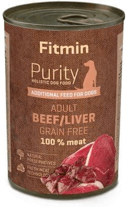Fitmin Purity dog mokré krmivo pre psov hovädzie mäso s pečeňou 400g
