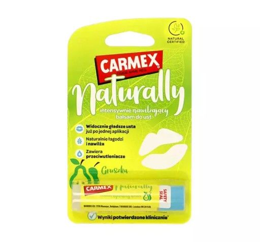 CARMEX Prirodzene intenzívne hydratačný balzam na pery - Hruška 4,25g