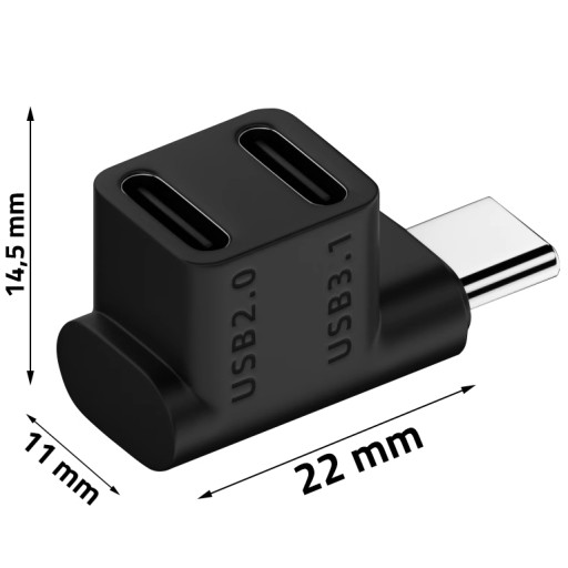 ADAPTÉR USB-C SPLITTER PRE STEAM DECK 100W 4K
