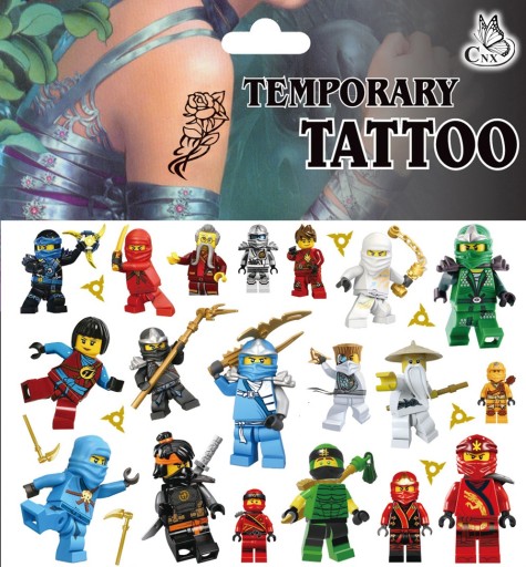 UMÝVAJÚCE TETOVANIE PRE DETI NINJAGO NINJA GO CG395