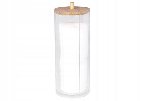 NÁDOBKA NA KOZMETICKÉ PUTERKY, hygienické vložky, kúpeľňa v. 19 cm