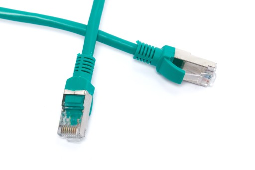 Patchcord RJ-45 LAN sieťový kábel 1,5M cat 5E zelený pre počítačový router