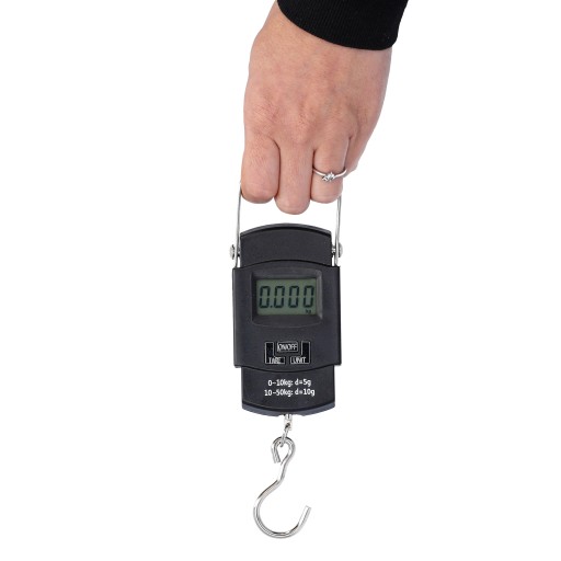 Váha na batožinu cestovná turistická letecká spoločnosť vrecko na ruku 50 kg LCD