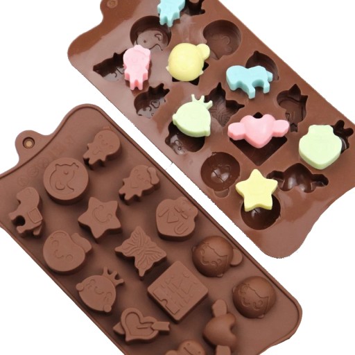 SILIKÓNOVÁ FORMA na ČOKOLÁDOVÉ PRALINKY ĽADOVÉ