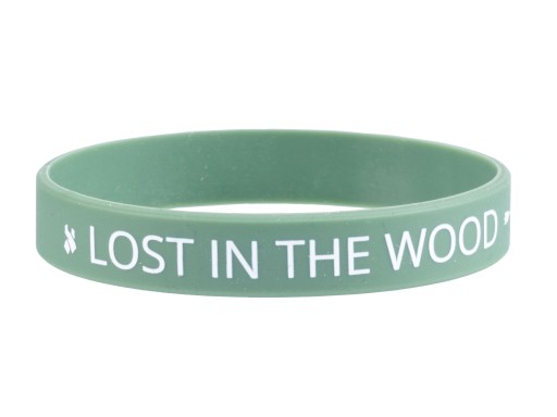 Silikónový pásik, náramok - Lost in the Wood