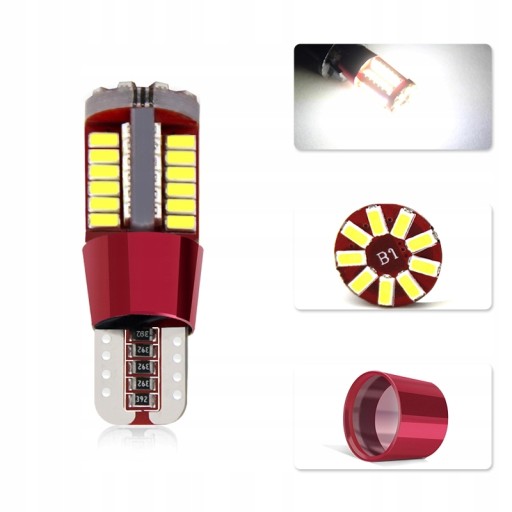 LED W5W T10 PARKOVÁ ŽIAROVKA 57 LED CANBUS 360°