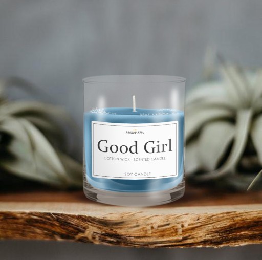 Möller SPA - GOOD GIRL SÓJOVÁ PRÍRODNÁ SVIEČKA PARFÉMOVÁ VONNÁ SVIEČKA