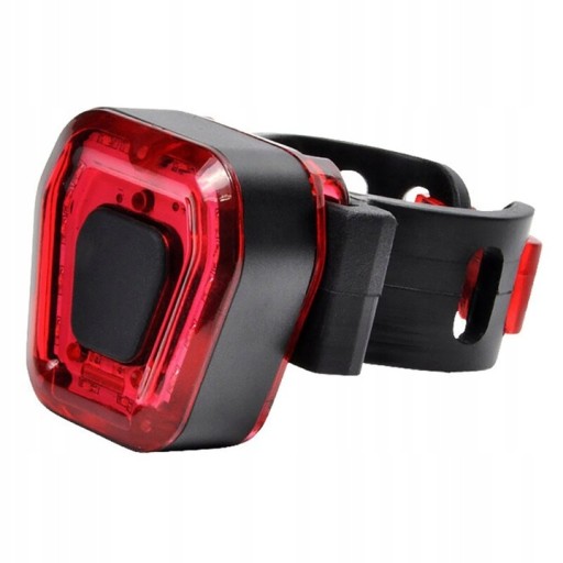 LED svetlo na bicykel 100lm IPX4 zadná zadná USB sedlovka