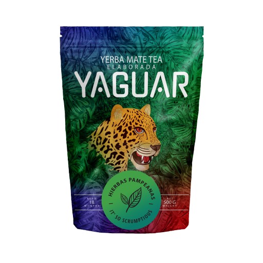 Yerba Mate Yaguar Hierbas Pampeanas 0,5 kg 500 g