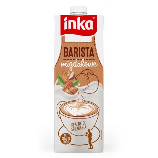 BARISTA MANDĽOVÝ NÁPOJ 1L INKA RASTLINNÁ RASTLINA MANDĽOVÉ MLIEČKO