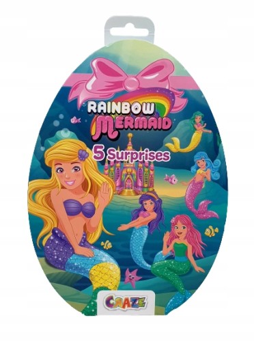 VAJÍČKOVÁ SÚPRAVA PREKVAPENÍ MORSKEJ VÍLY RAINBOW MORSKÉ VÍLY