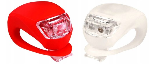 LED BICYKLOVÉ SVETLO LED PREDNÉ ZADNÉ 2 KUSOVÉ NAPÁJANIE