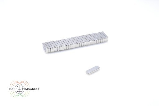 Neodymový tanierový magnet MPŁ 12x4x2 N38 10 ks
