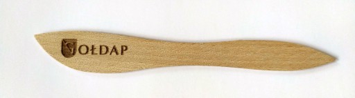 AAA Malý drevený nôž na maslo, 18 cm