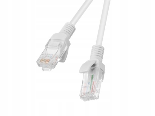 Patchcord kábel Lanberg UTP kat.6 0,25 m sivý
