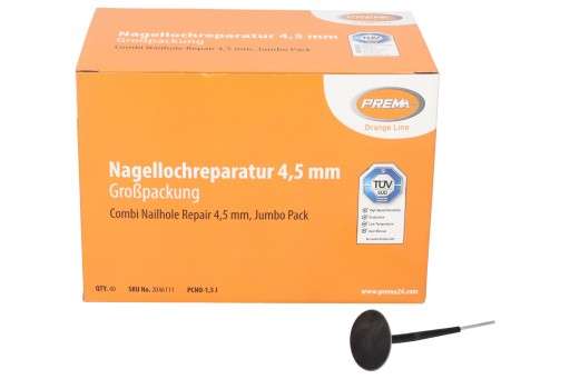 Čep kolíky na opravu pneumatík 4,5 mm PREMA 2 ks
