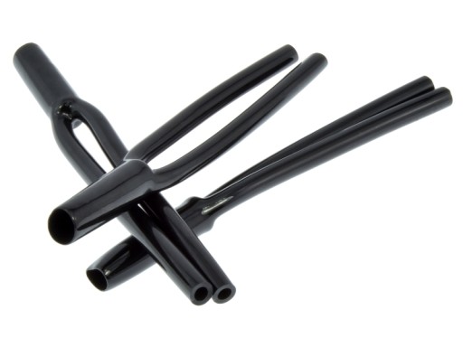 SILIKÓNOVÁ OBJÍMKA 8MM / 3MM NA KÁBLE, ČIERNA