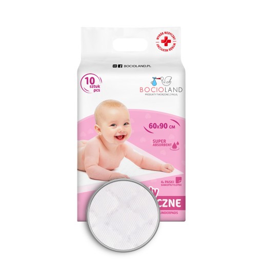Absorpčné hygienické prebaľovacie podložky 90x60 10 ks