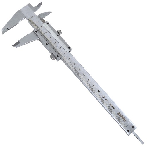 TRADIČNÉ ANALOGOVÉ STRMEŇKY 150 mm RUČNÉ PÚZDRO ALUMINIUM NONIUS