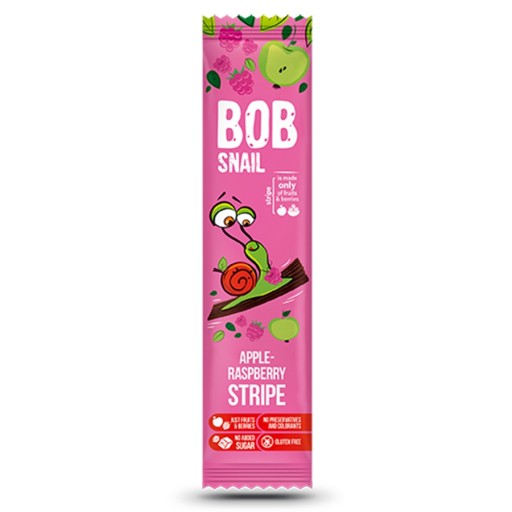 STRIPE Ovocný snack jablko malina BOB SLIMÁK